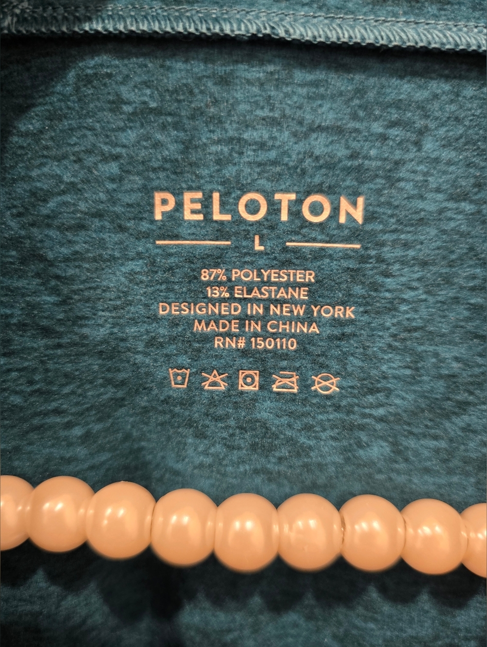 Peloton Dreamblend Pullover Hoodie in a blue heather color L - Picture 5 of 5